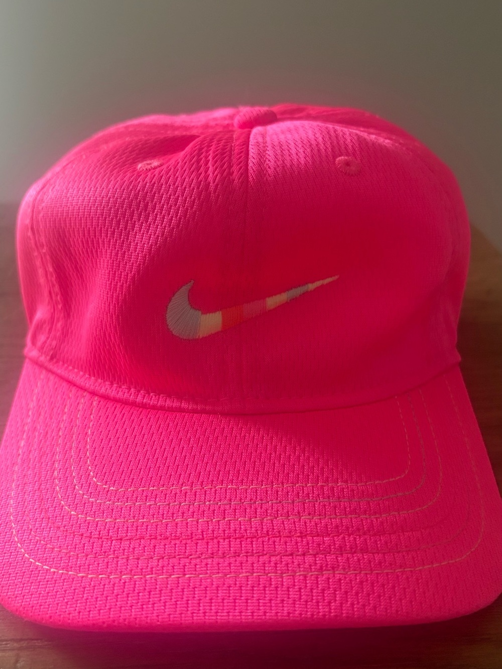 Nike Children’s Neon Pink Gradient Swoosh Cap